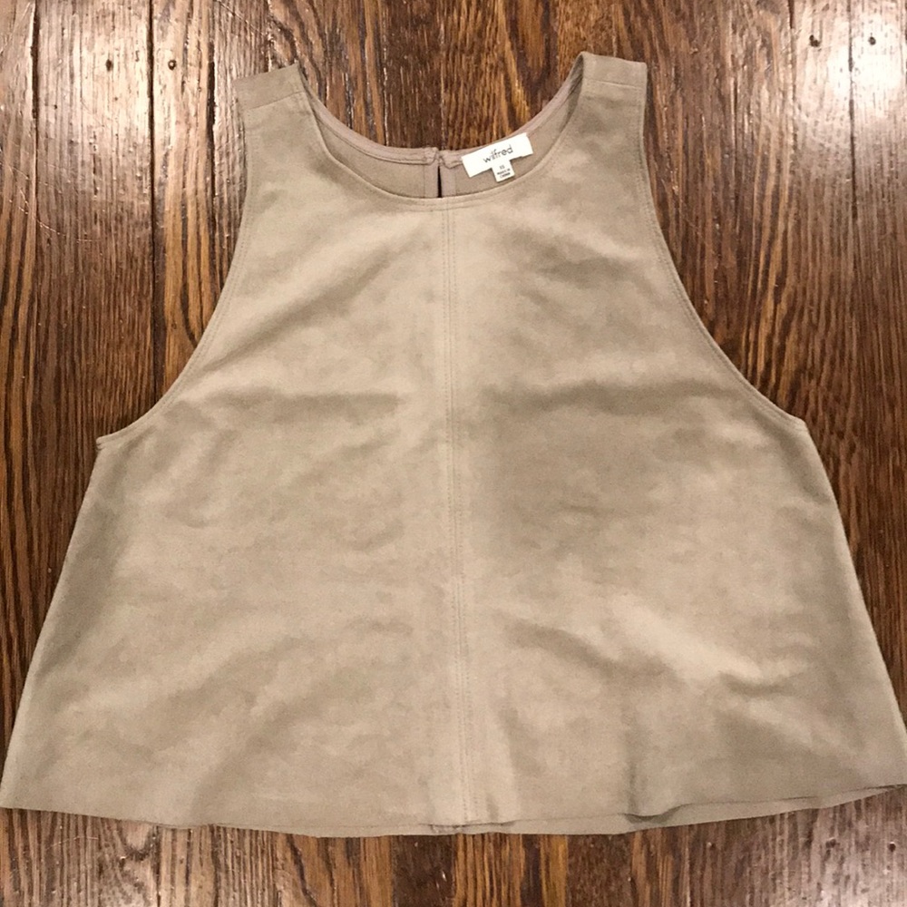 Wilfred Suede Octave Crop Top